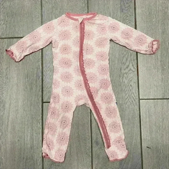 Kickee Pants Other - Kickee Pants Girl One Piece Coverall Size 6-9 months